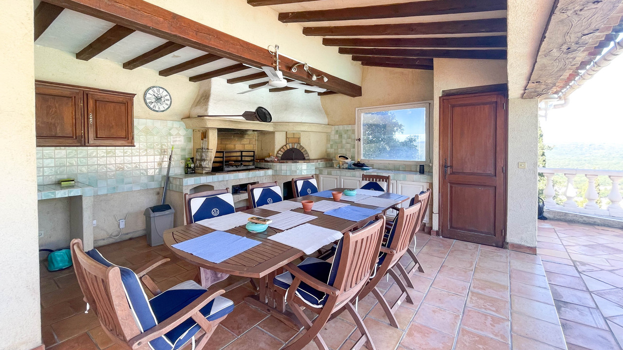 Villa with fabulous views and pool in Montauroux for sale. Var Moulin